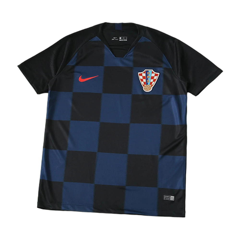 Croatia 2018 Away Jersey Navy Checkered