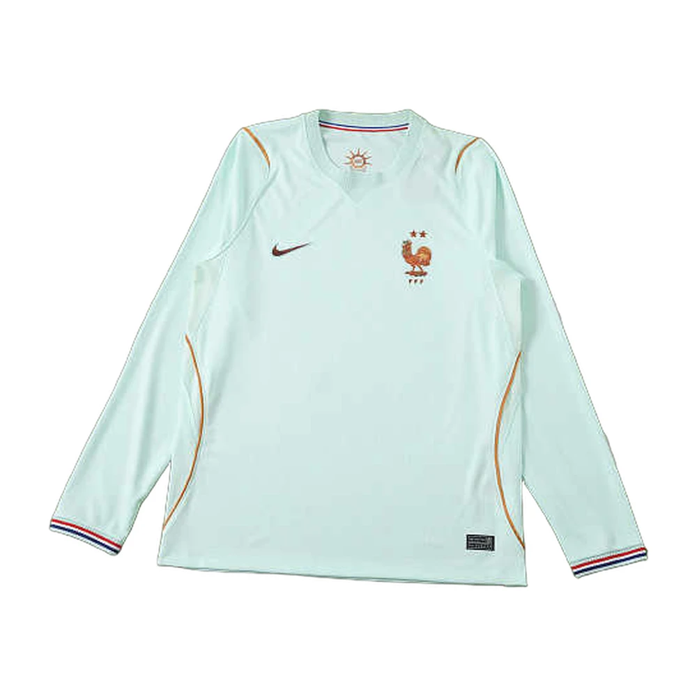 France 2026 Away Long Sleeve Jersey Mint Green