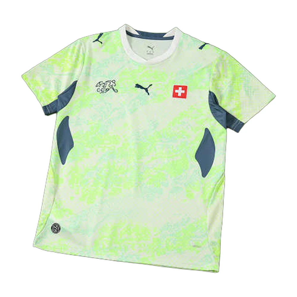Switzerland 2026 Away Jersey Neon Green (Player Version)