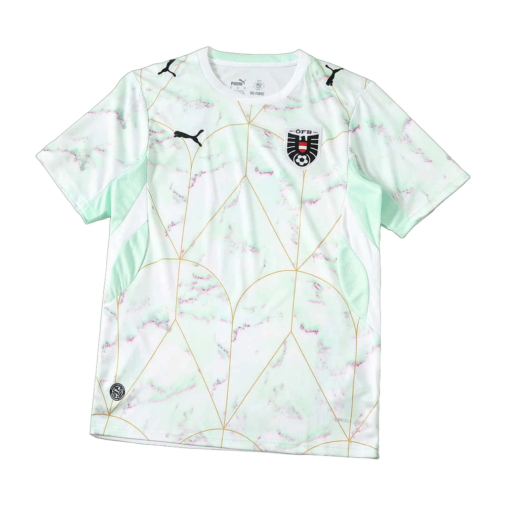 Austria Away Jersey Light Blue Camo