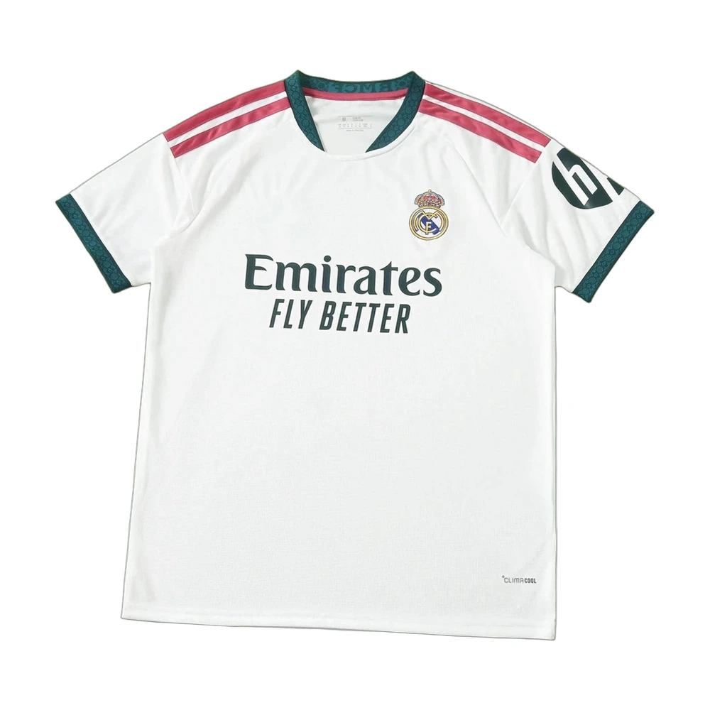 Real Madrid Away Jersey White Pink