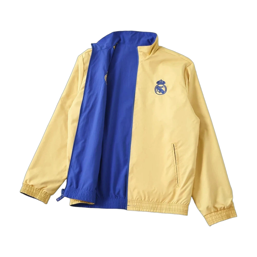 Real Madrid Reversible Jacket Yellow Blue