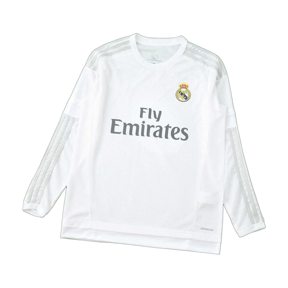 Real Madrid 15/16 Home Long Sleeve Jersey - White