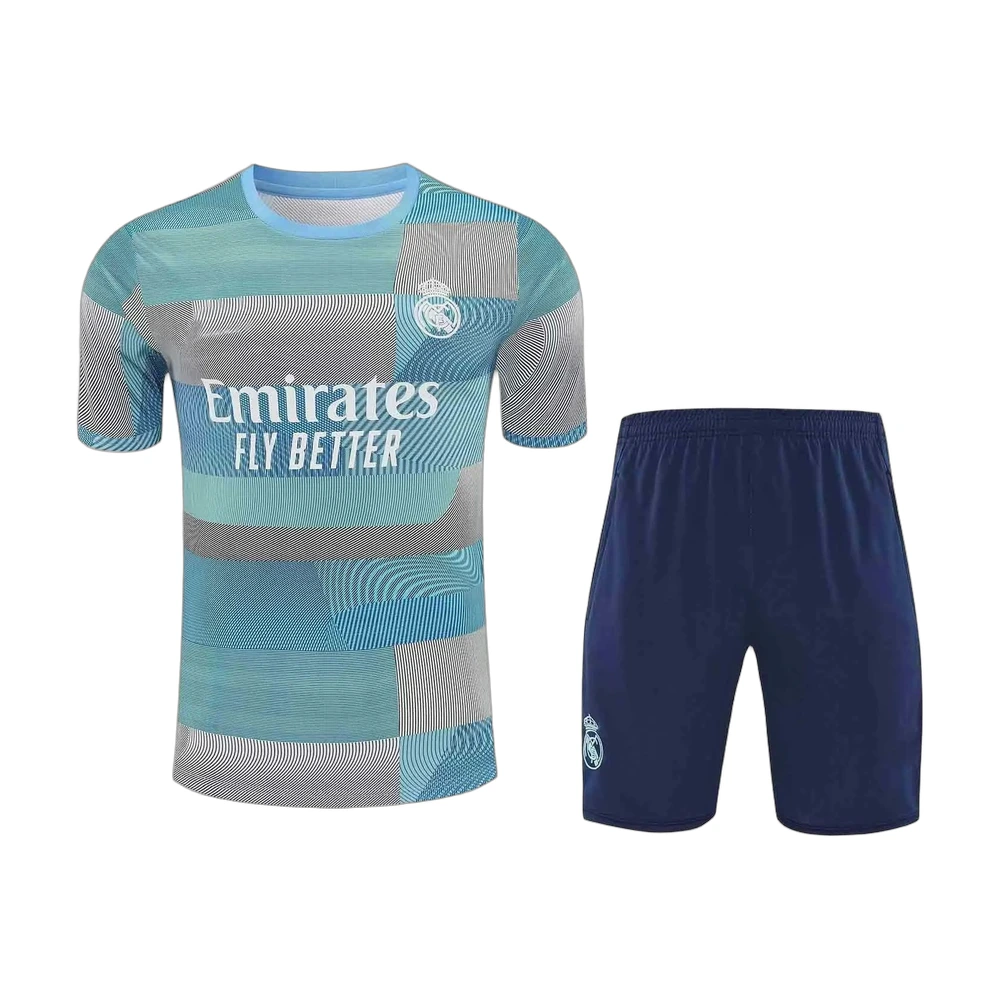 Real Madrid 25/26 Training Kit Blue Grey