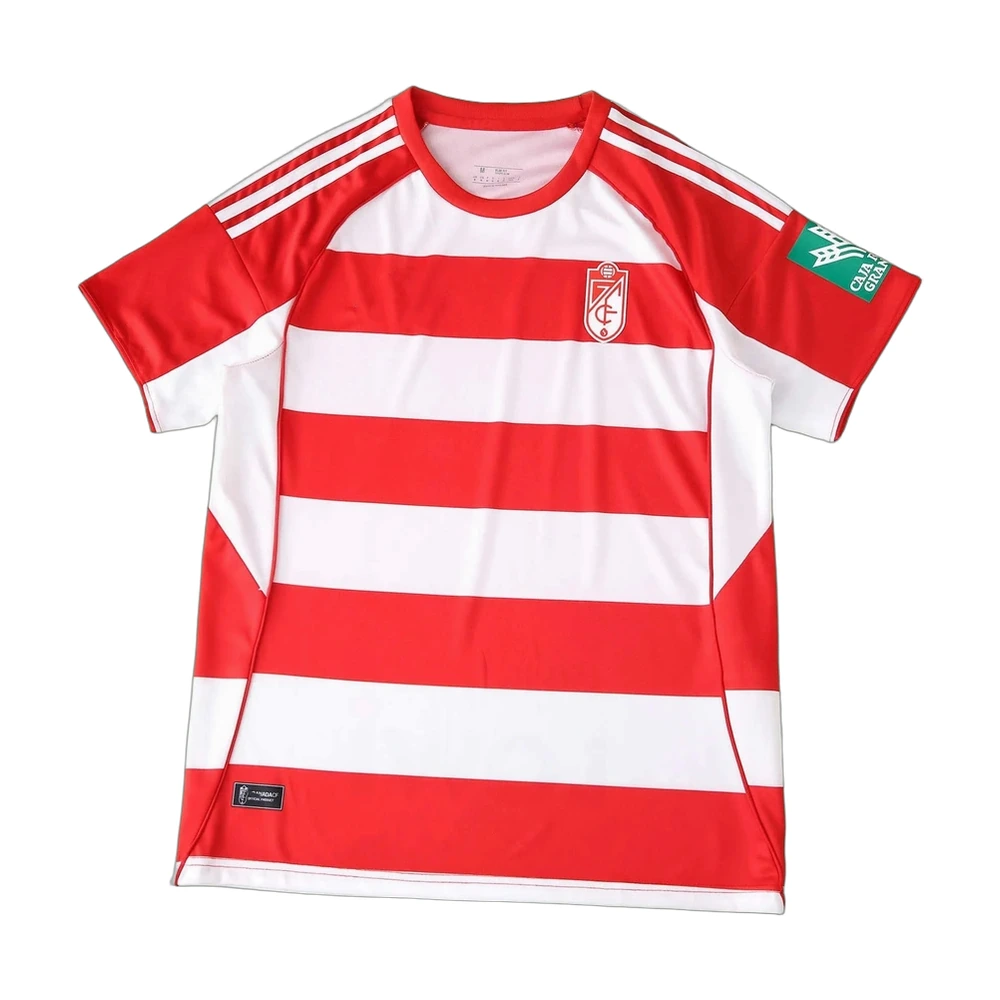 Granada CF 25/26 Home Jersey (Red/White Stripes)