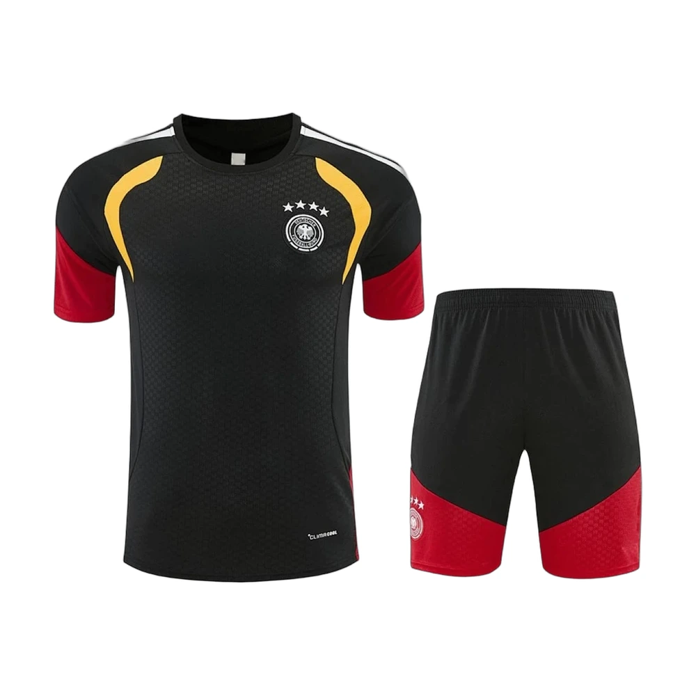 Germany 2026 Training Kit Black/Red (Shirt + Shorts)