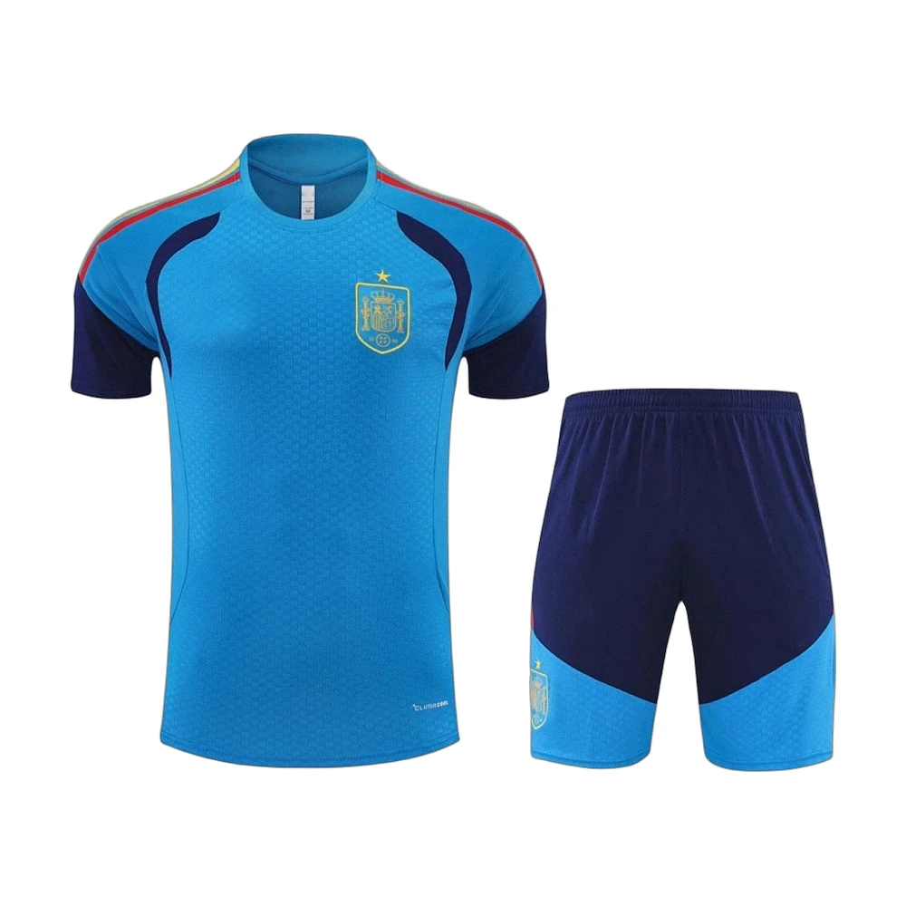 Spain Training Kit Lake Blue (Top & Shorts)