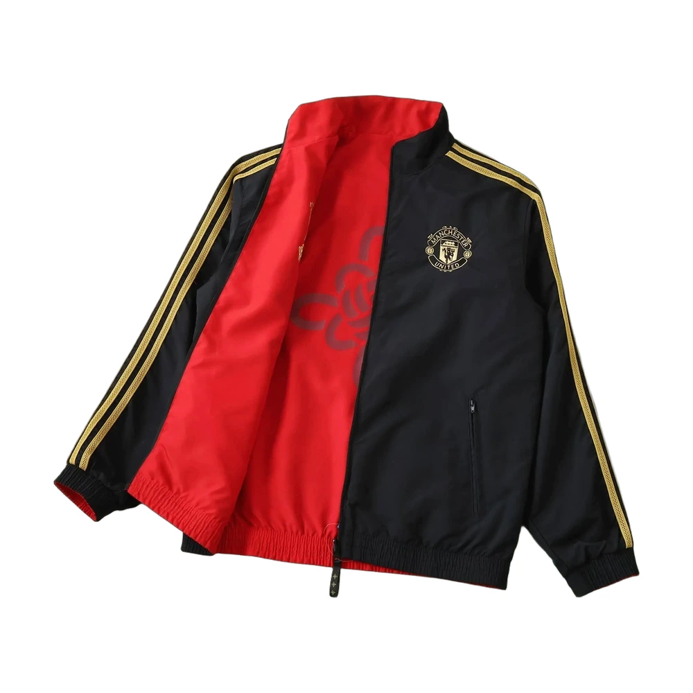 Manchester United Reversible Track Jacket Black/Red