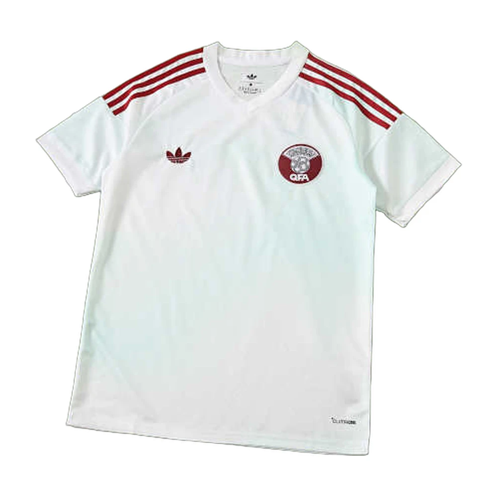 Qatar Away Jersey White/Maroon