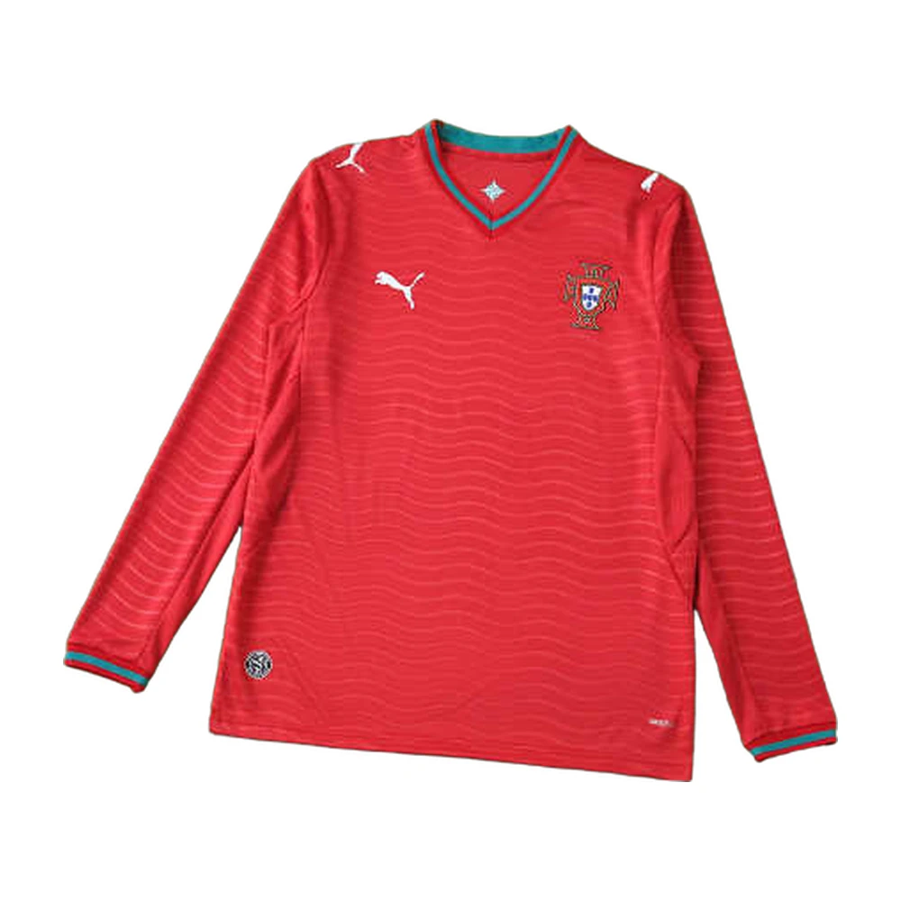 Portugal 2026 Home Long Sleeve Jersey Red