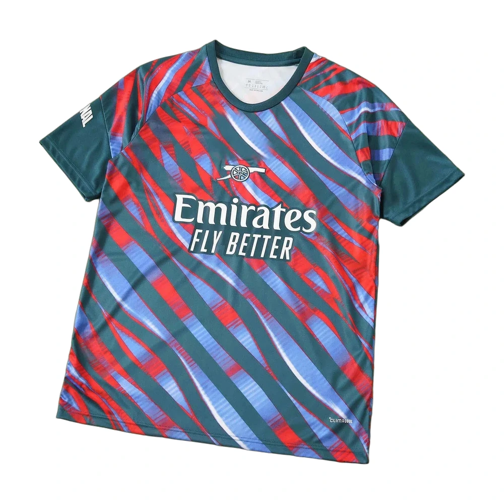 Arsenal Emirates Pre-Match Jersey Teal/Red