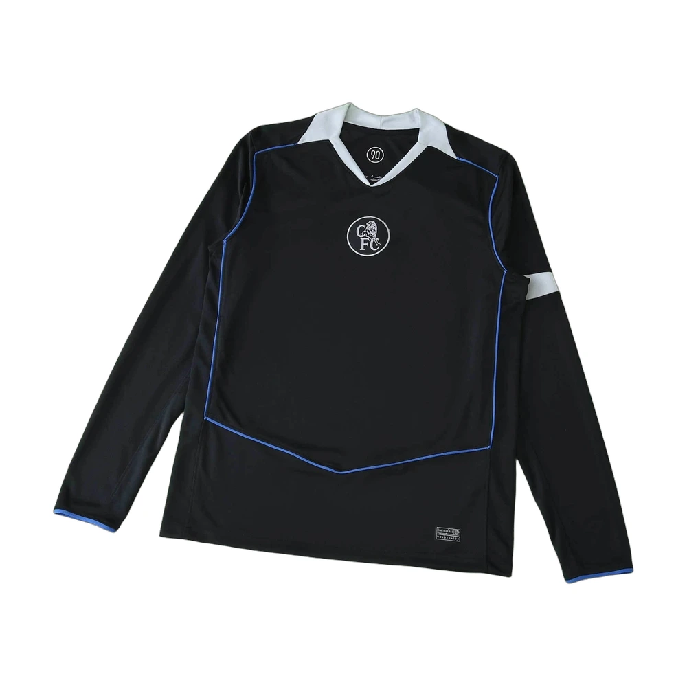 Chelsea Retro Long-Sleeve Goalkeeper Jersey Black/Blue