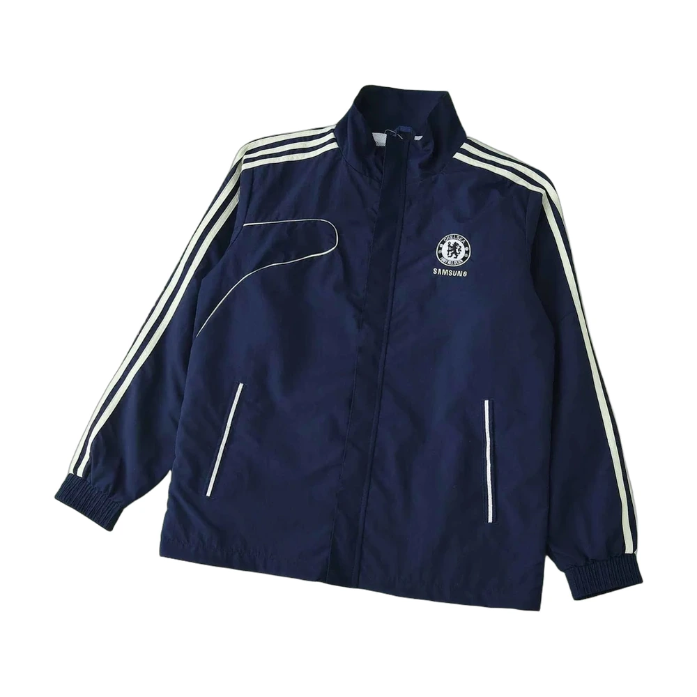 Chelsea Retro Windbreaker Track Jacket Navy