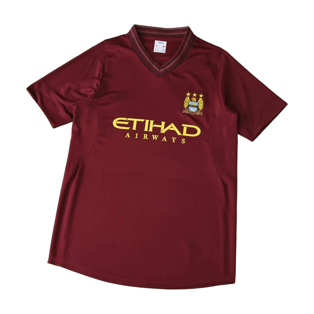 Manchester City 12/13 Away Retro Jersey Maroon