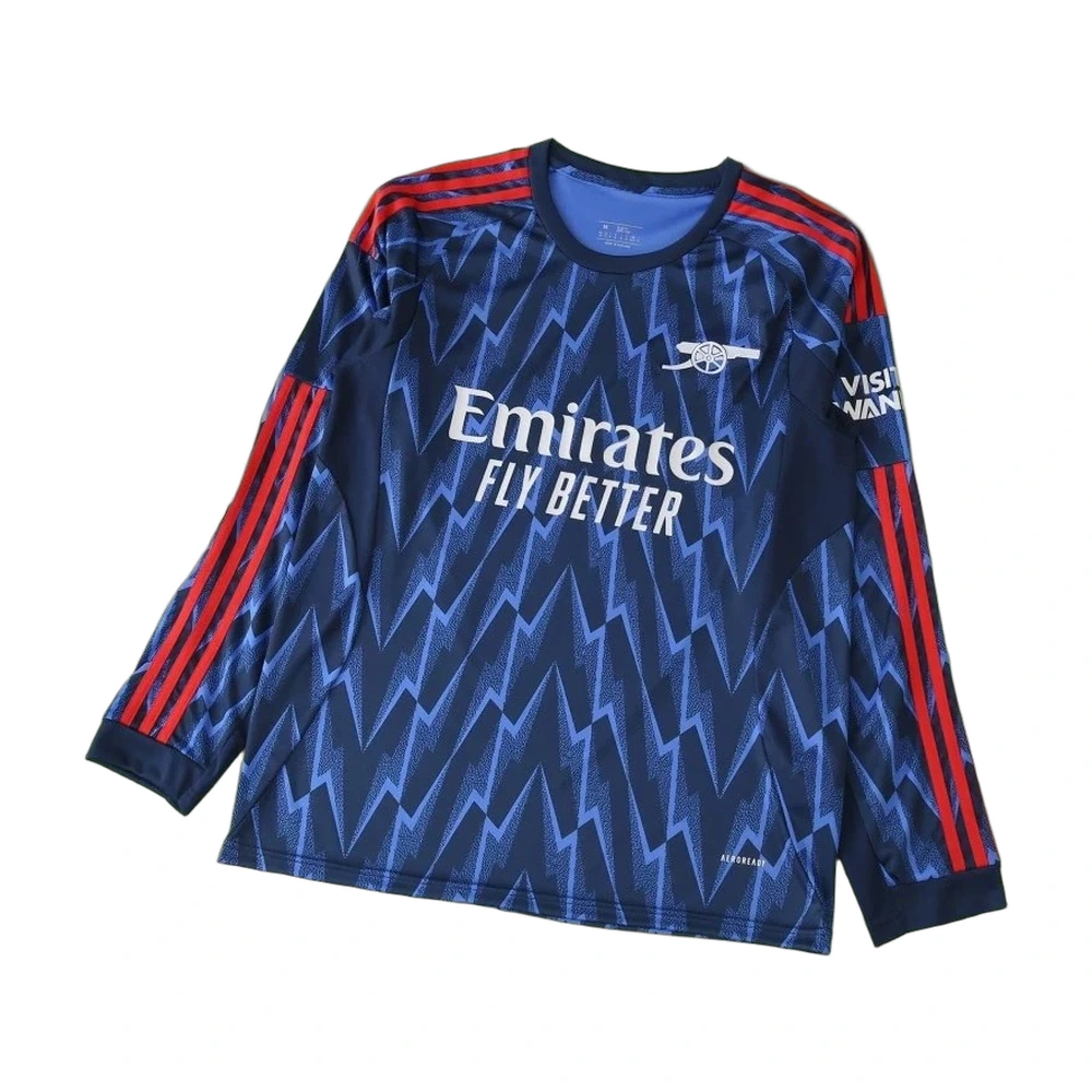Arsenal 25/26 Away Long Sleeve Jersey Blue