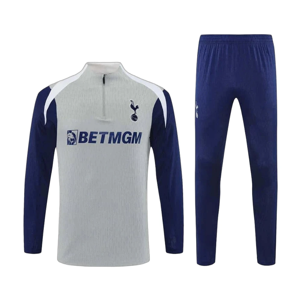 Tottenham Hotspur 25/26 Half-Zip Training Suit Grey/Navy