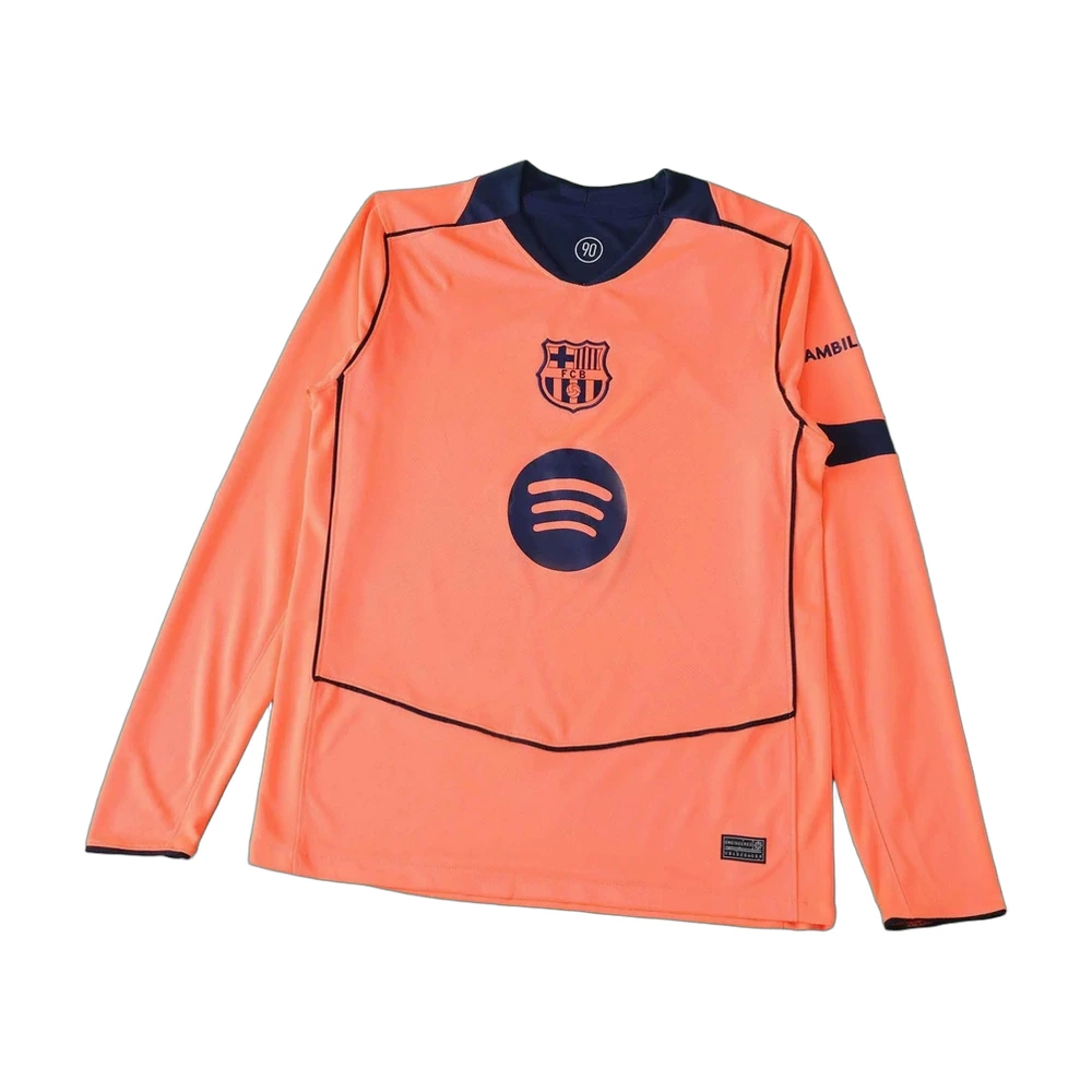 Barcelona 25/26 Away Long Sleeve Jersey - Orange