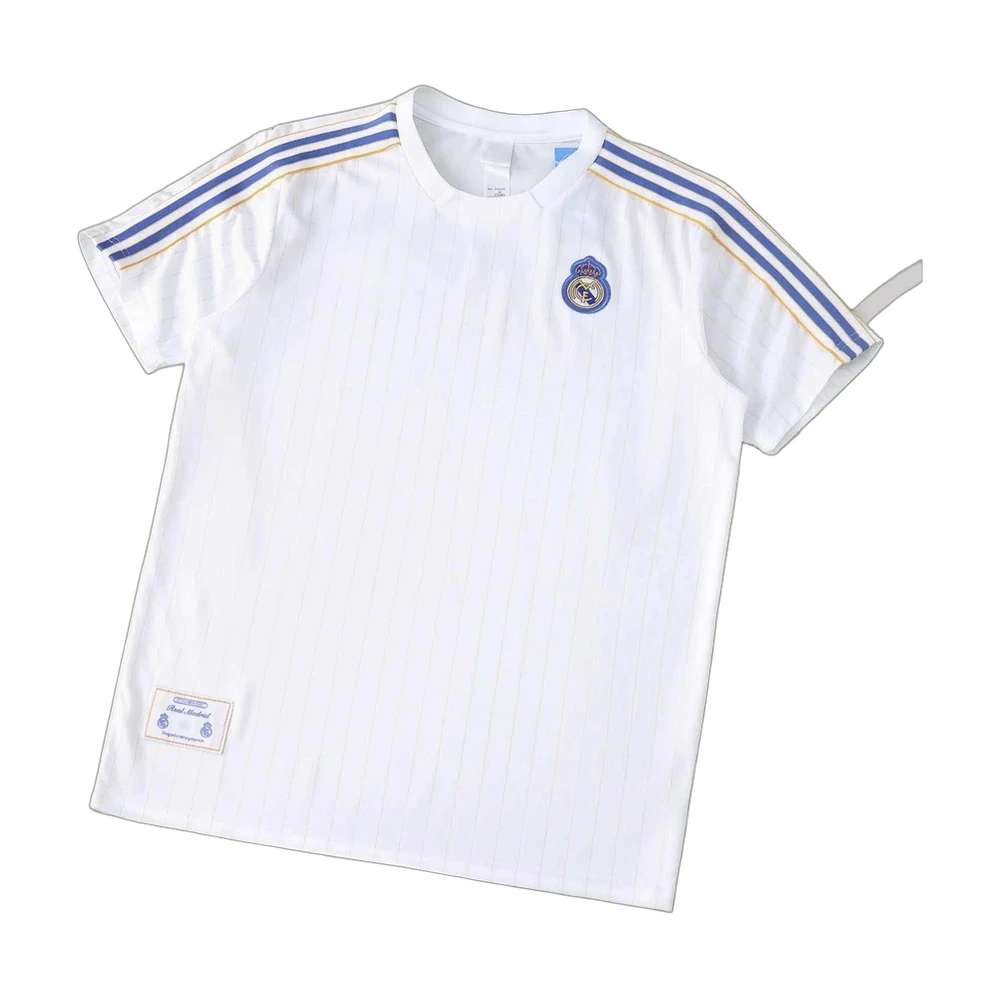 Real Madrid 25/26 Special Edition Tee - White Blue Stripes