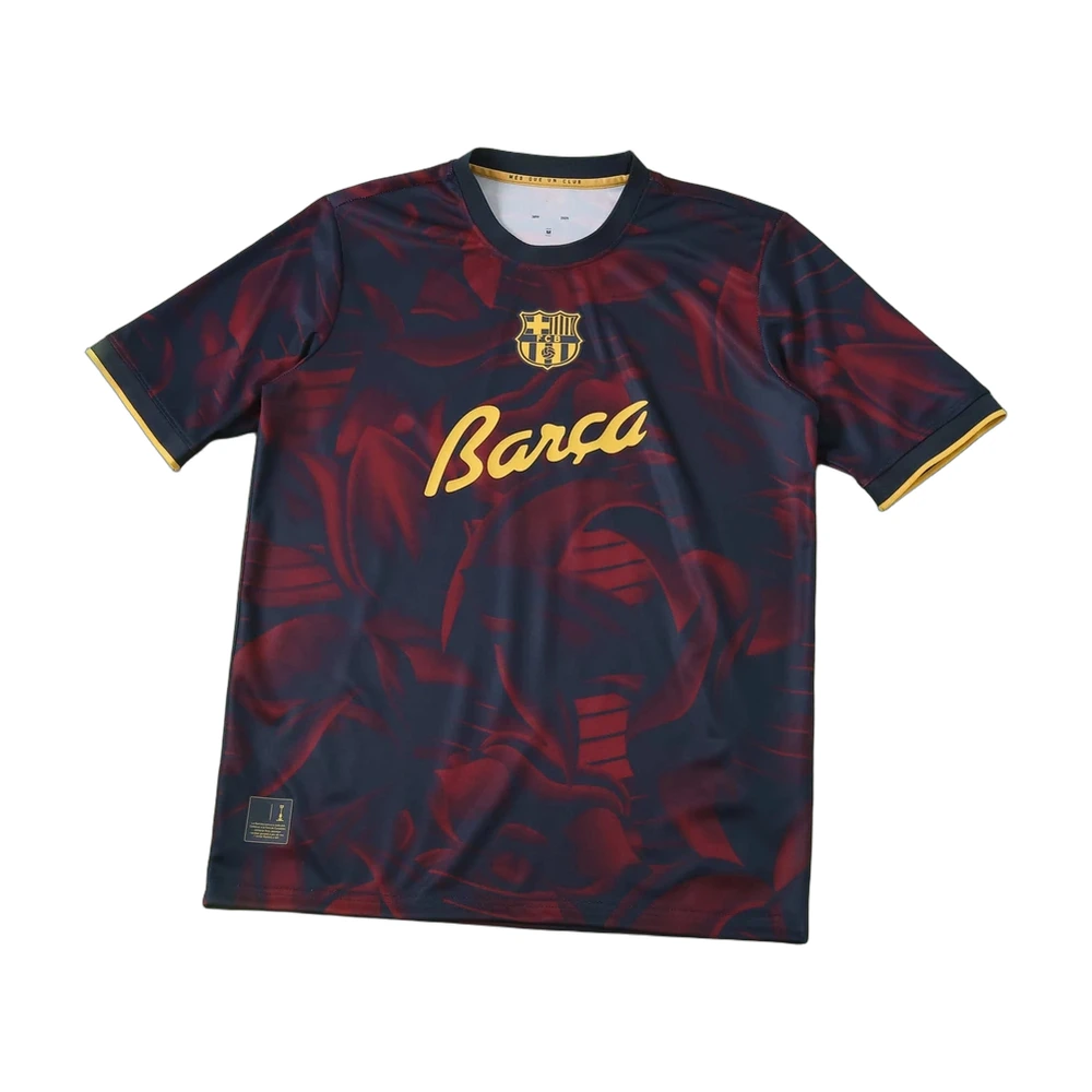 FC Barcelona Jersey Black Red Camo