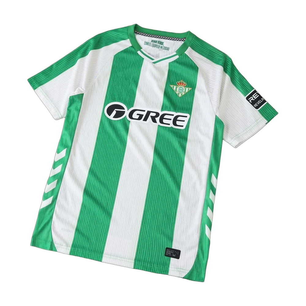 Real Betis 25/26 Home Jersey (Green/White Stripes)