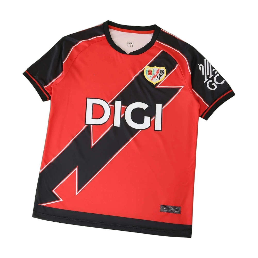 Rayo Vallecano 25/26 Away Jersey Red & Black (DIGI)