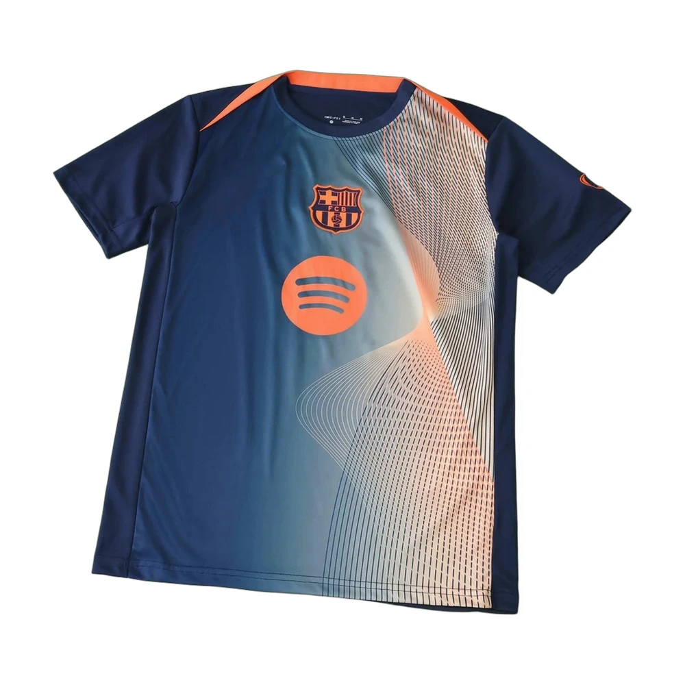 Barcelona 25/26 Pre-Match Jersey - Navy Orange