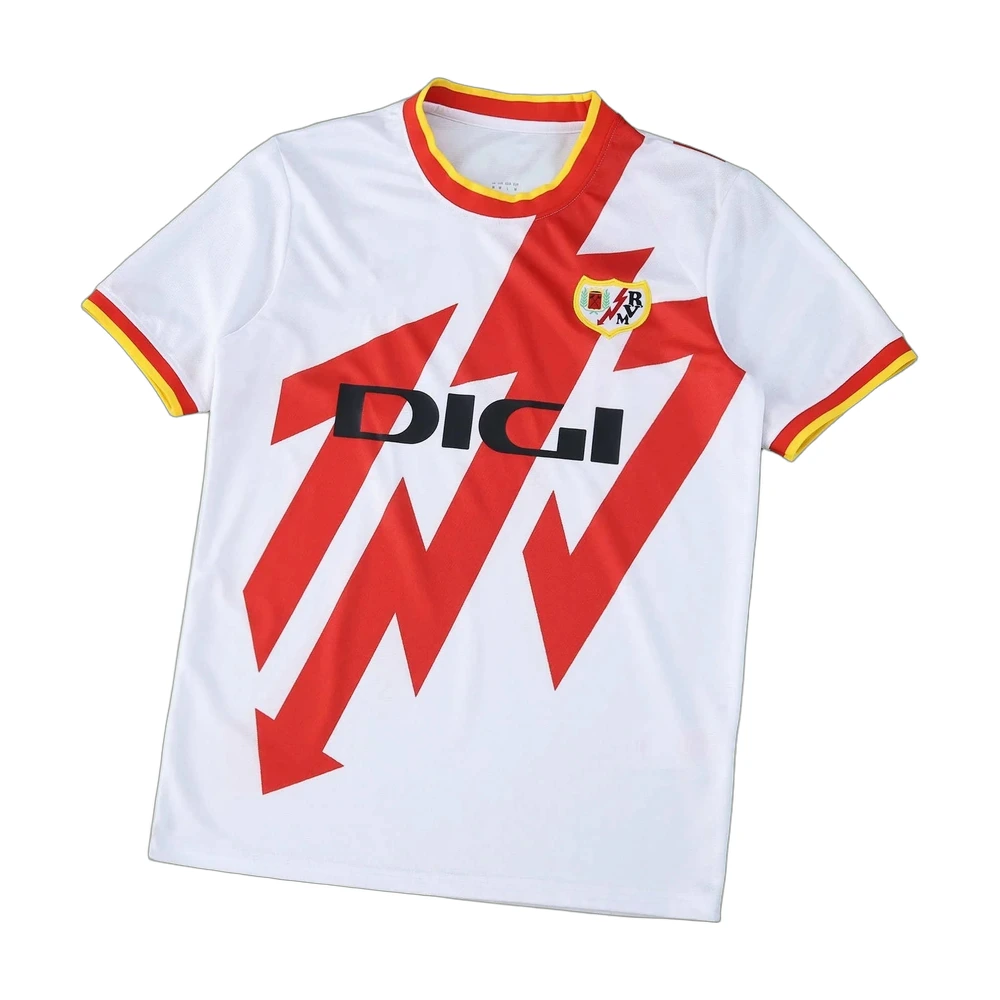 Rayo Vallecano 25/26 Home Jersey (White/Red Sash)