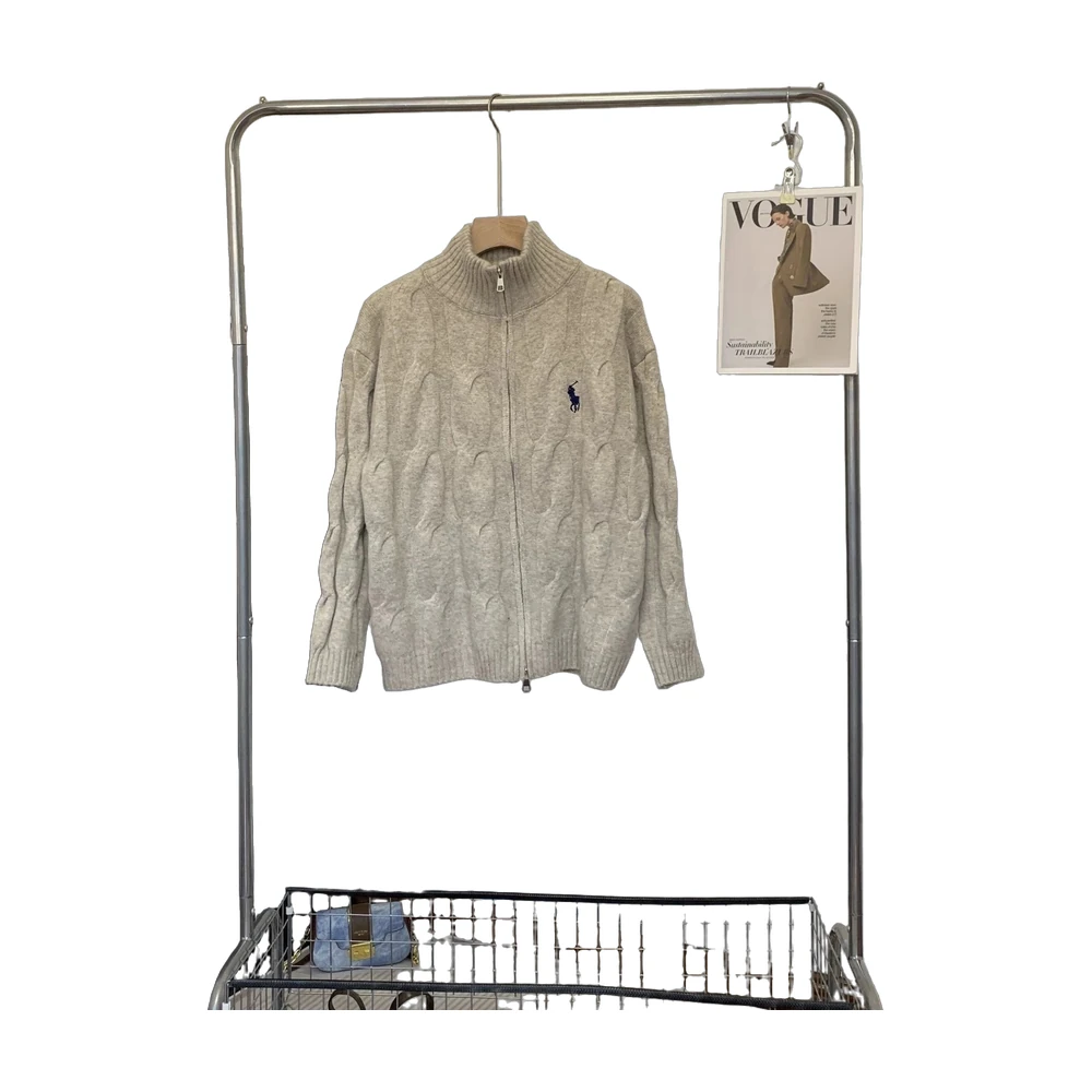 Ralph Lauren Cable Knit Quarter Zip Cardigan