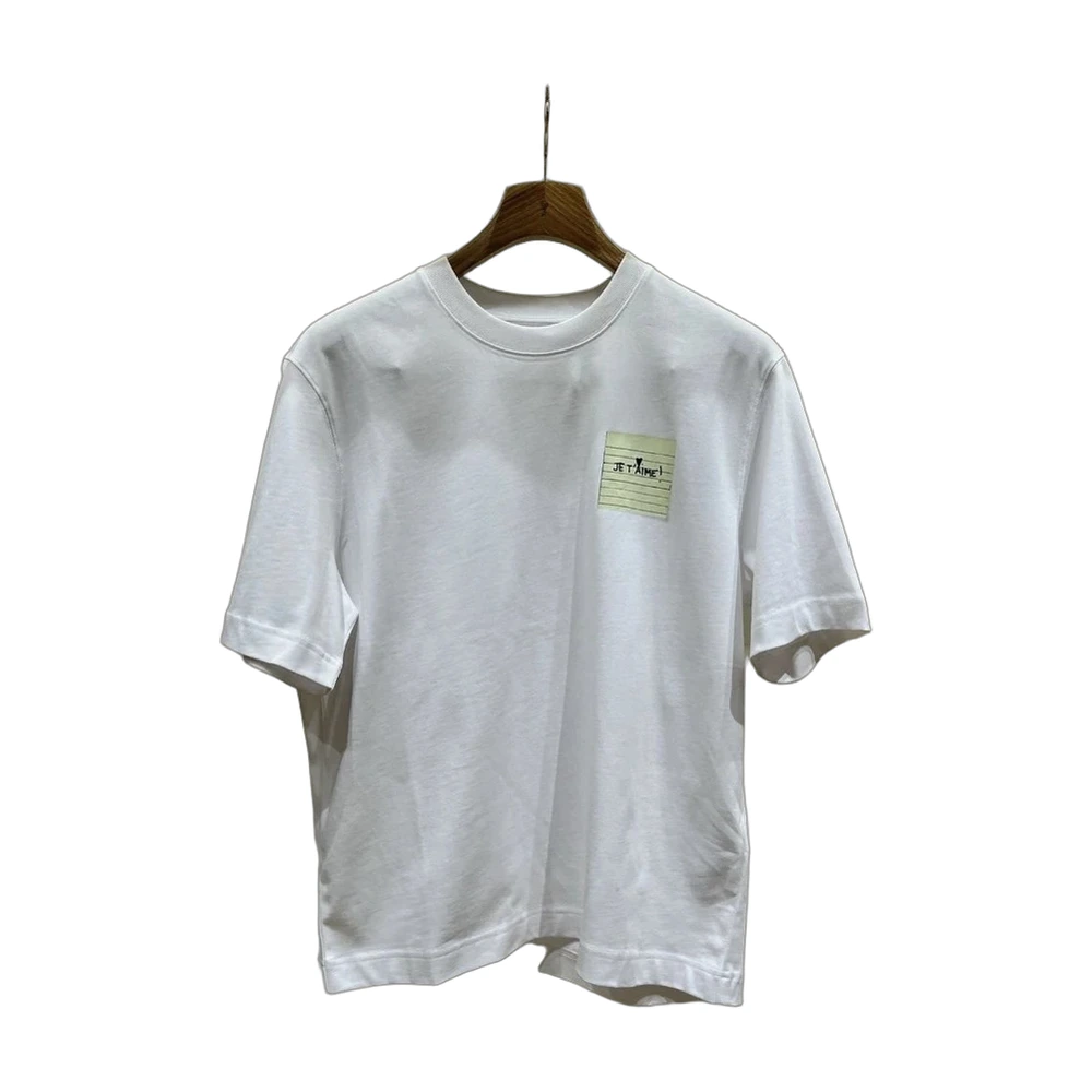 AMI Paris Paper Label Patch Tee