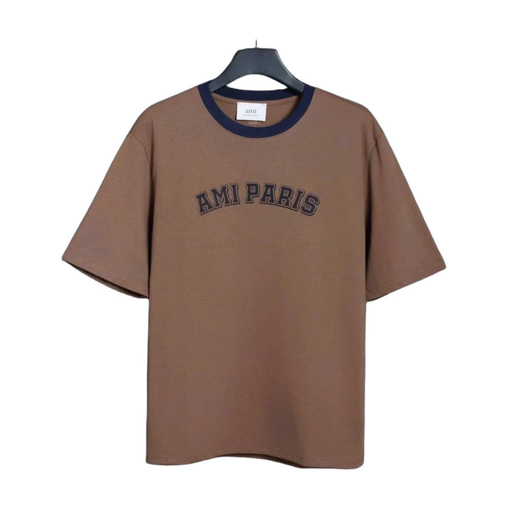 Ami Collegiate Ringer Tee