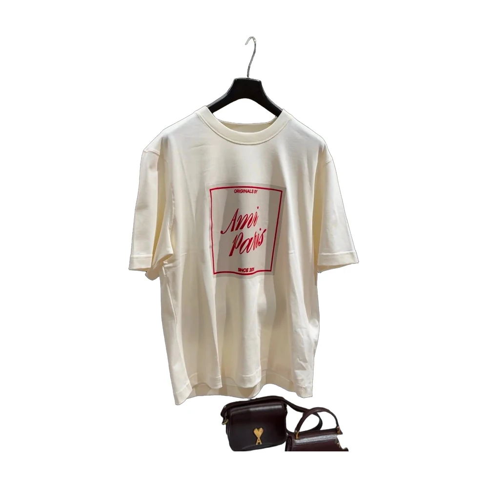 AMI Paris Ami de Coeur Box Logo Tee