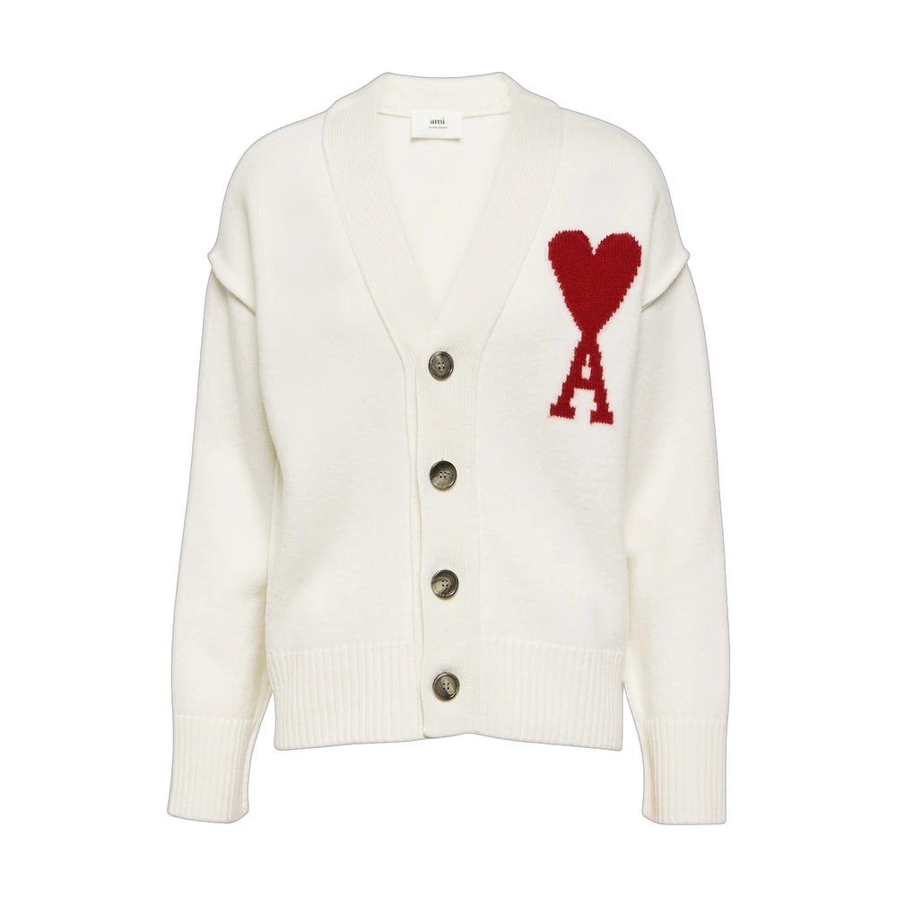 Ami Paris Ami De Coeur Cardigan