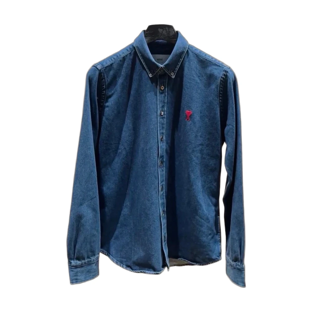 AMI Paris Ami de Coeur Denim Shirt