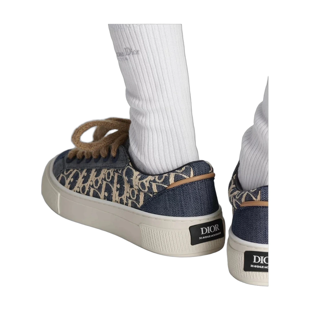 Dior B33 Oblique Denim Sneakers