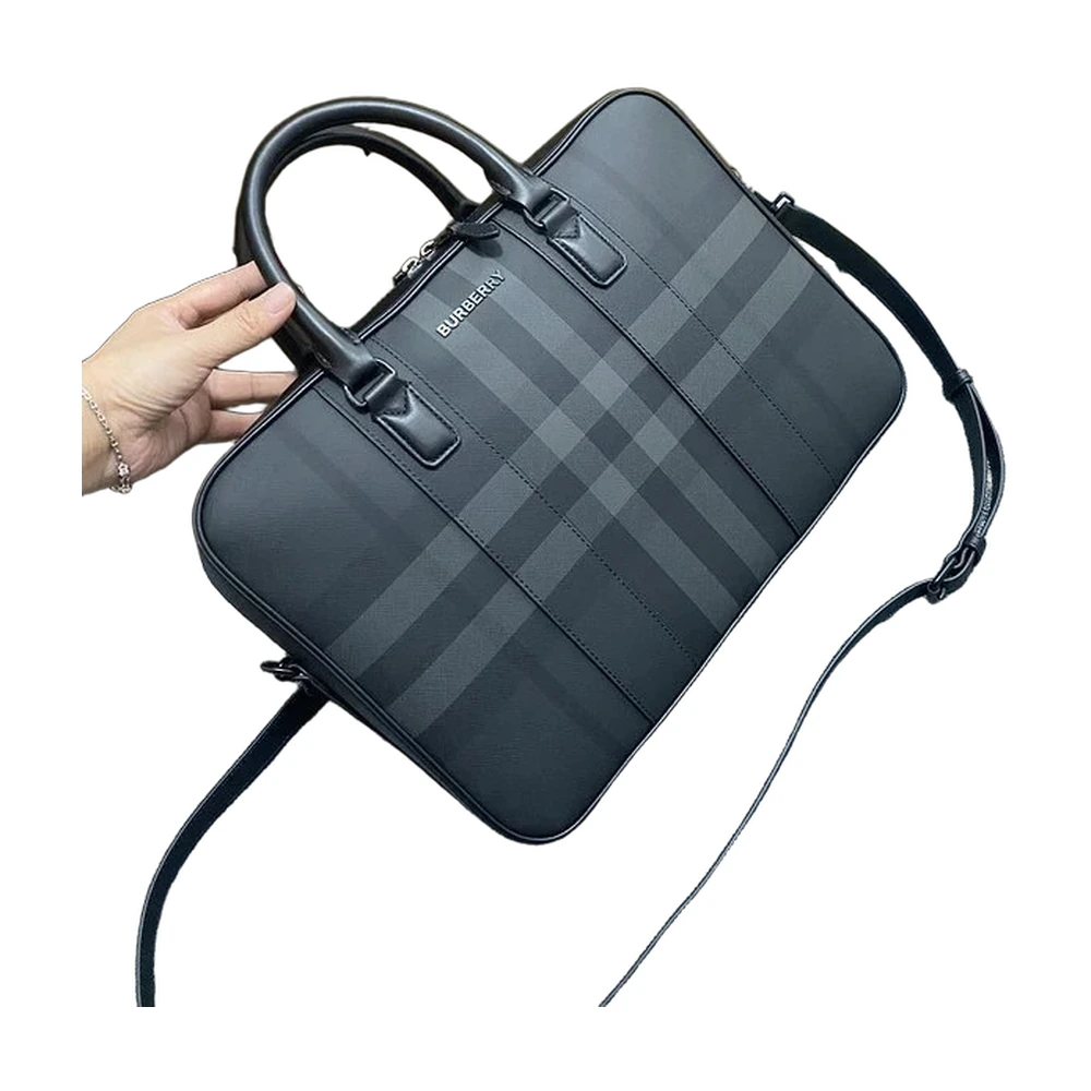 Burberry Ainsworth Check Briefcase