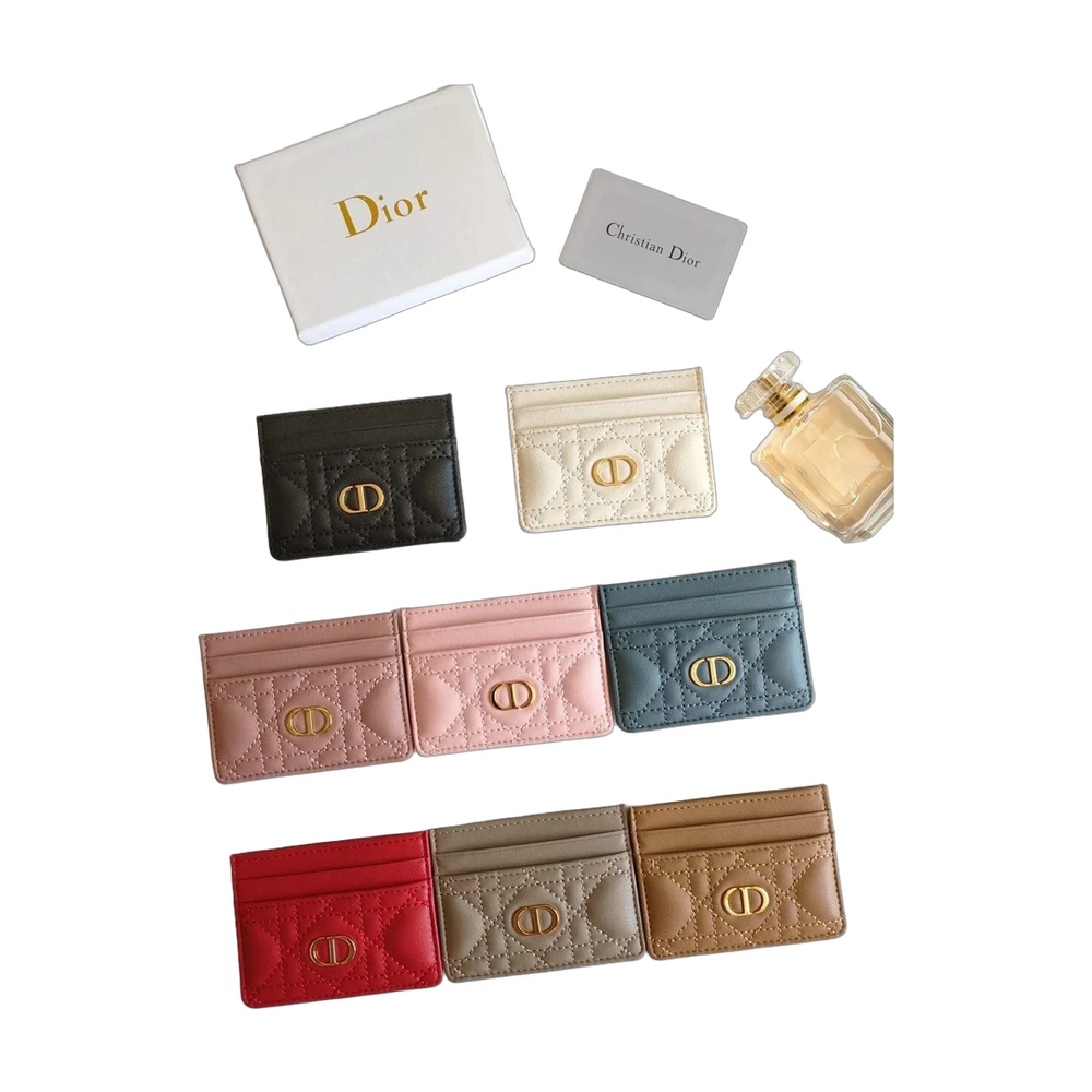 Dior Caro Cannage Card Holder