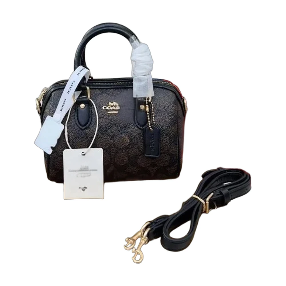 Coach Rowan Satchel Signature Canvas Brown