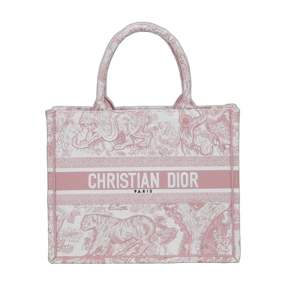 Dior Book Tote Pink Toile de Jouy