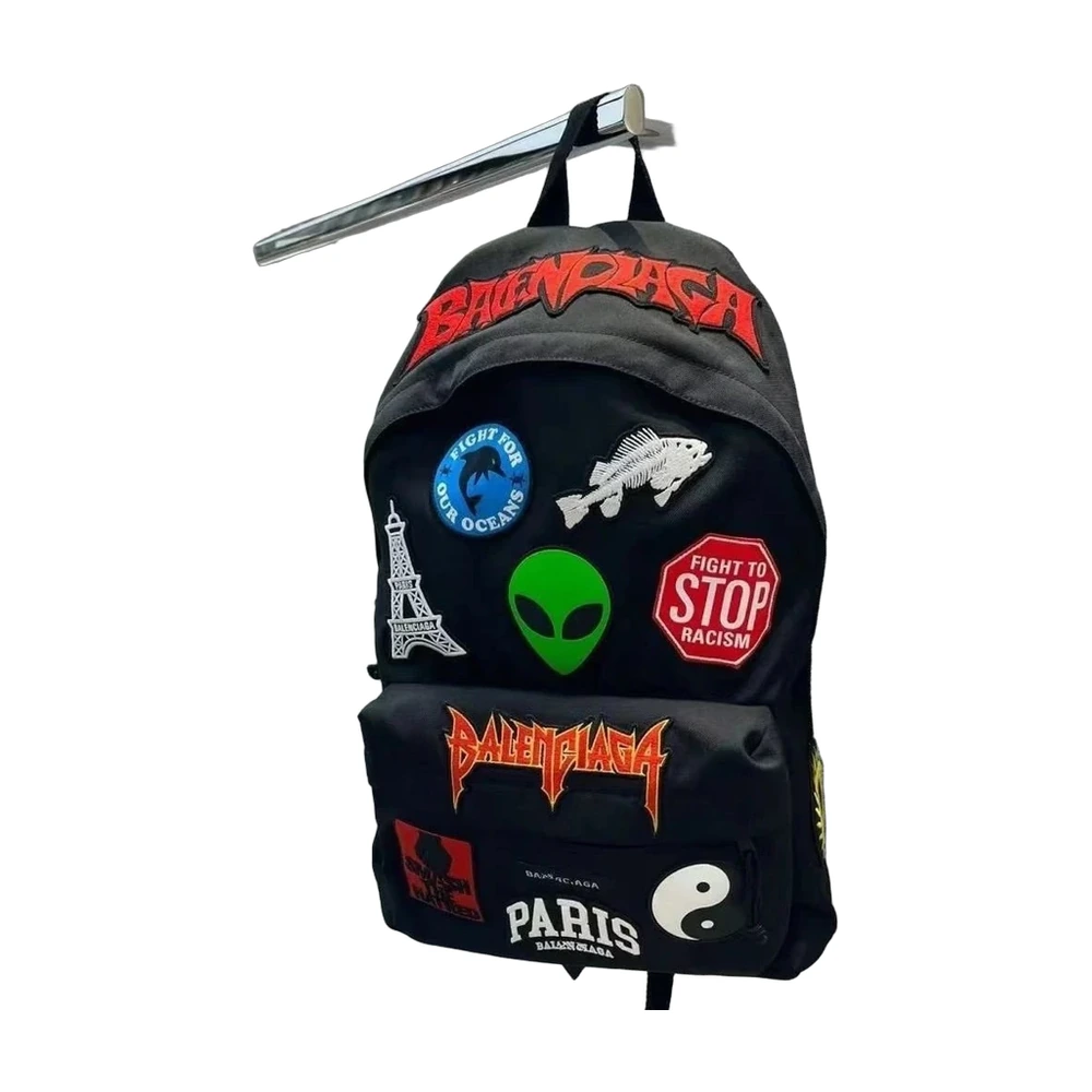 Balenciaga Explorer Patch Graffiti Backpack