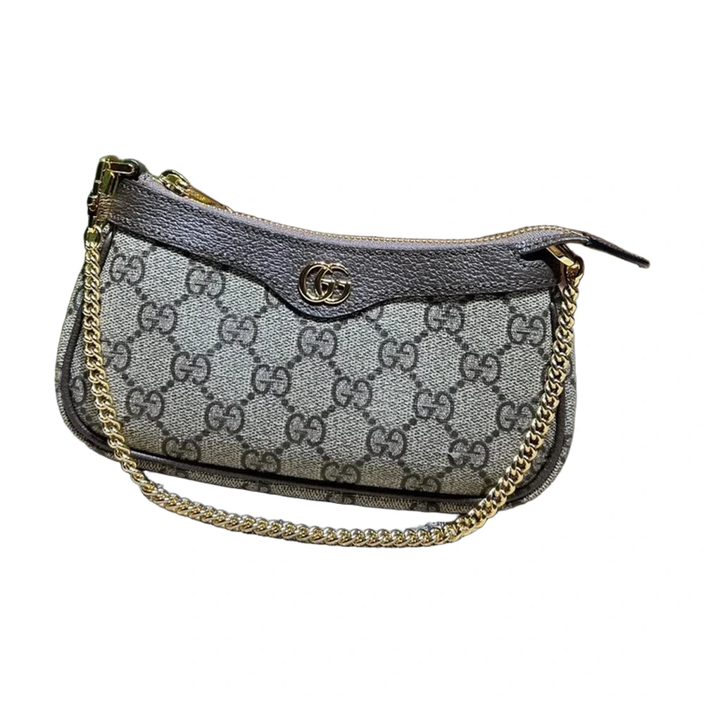 Gucci Ophidia GG Mini Shoulder Bag Beige/Ebony