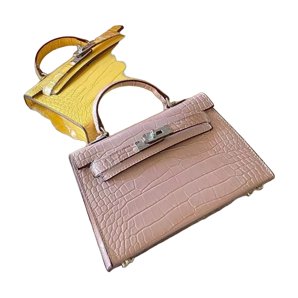 Hermes Mini Kelly Crocodile Bag