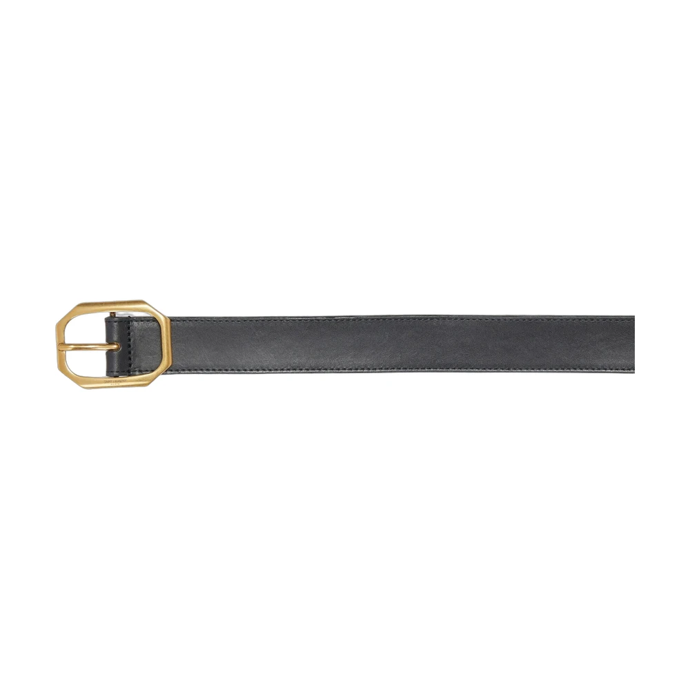 Saint Laurent Leather Belt - Black (8-Pack)