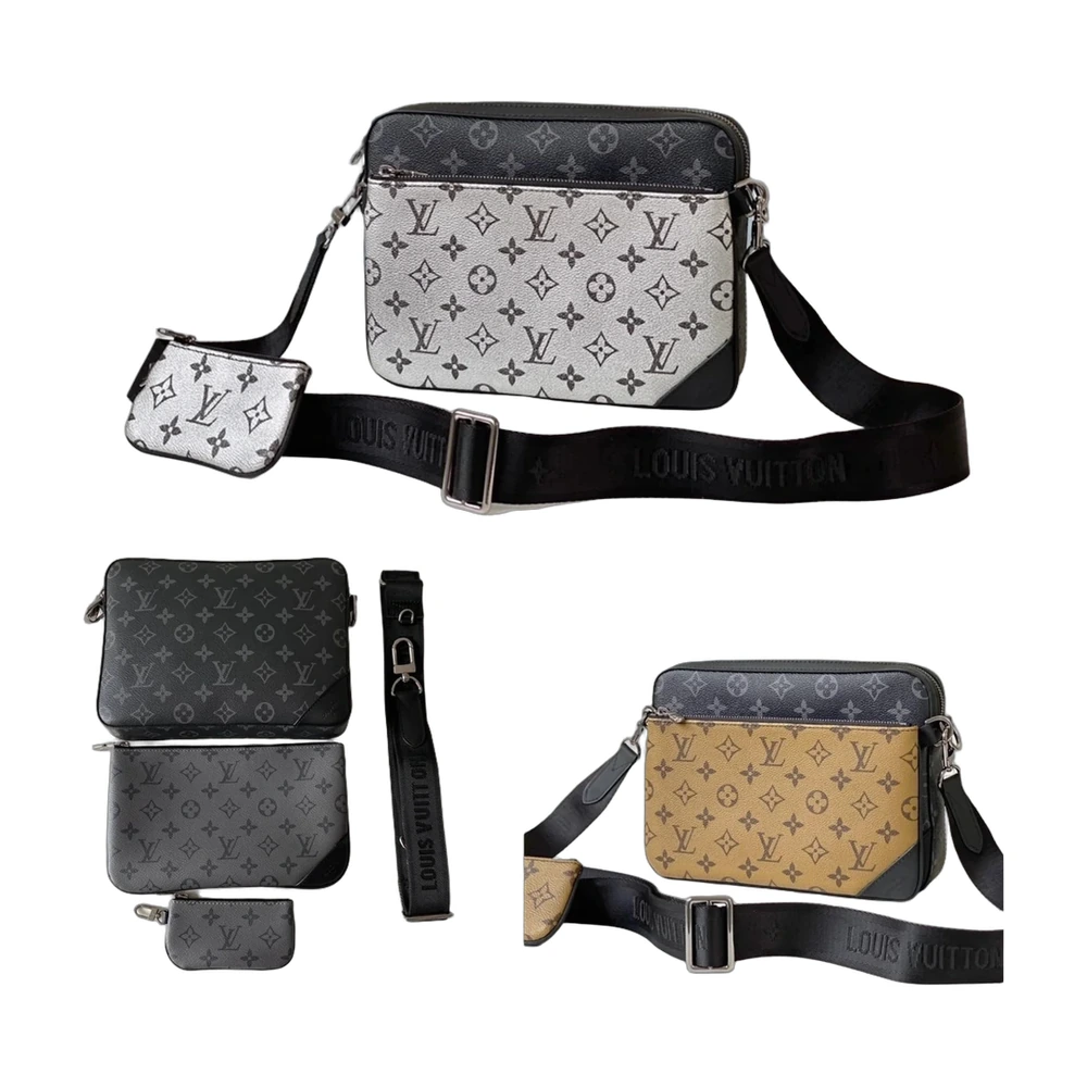 Louis Vuitton Trio Messenger Bag Monogram Eclipse