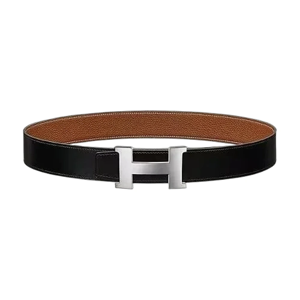Hermes Constance H-Buckle Reversible Belt