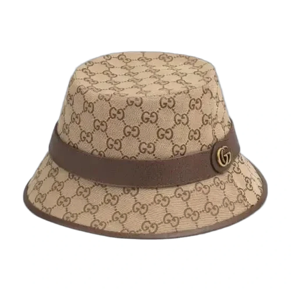 Gucci GG Canvas Bucket Hat Beige/Ebony