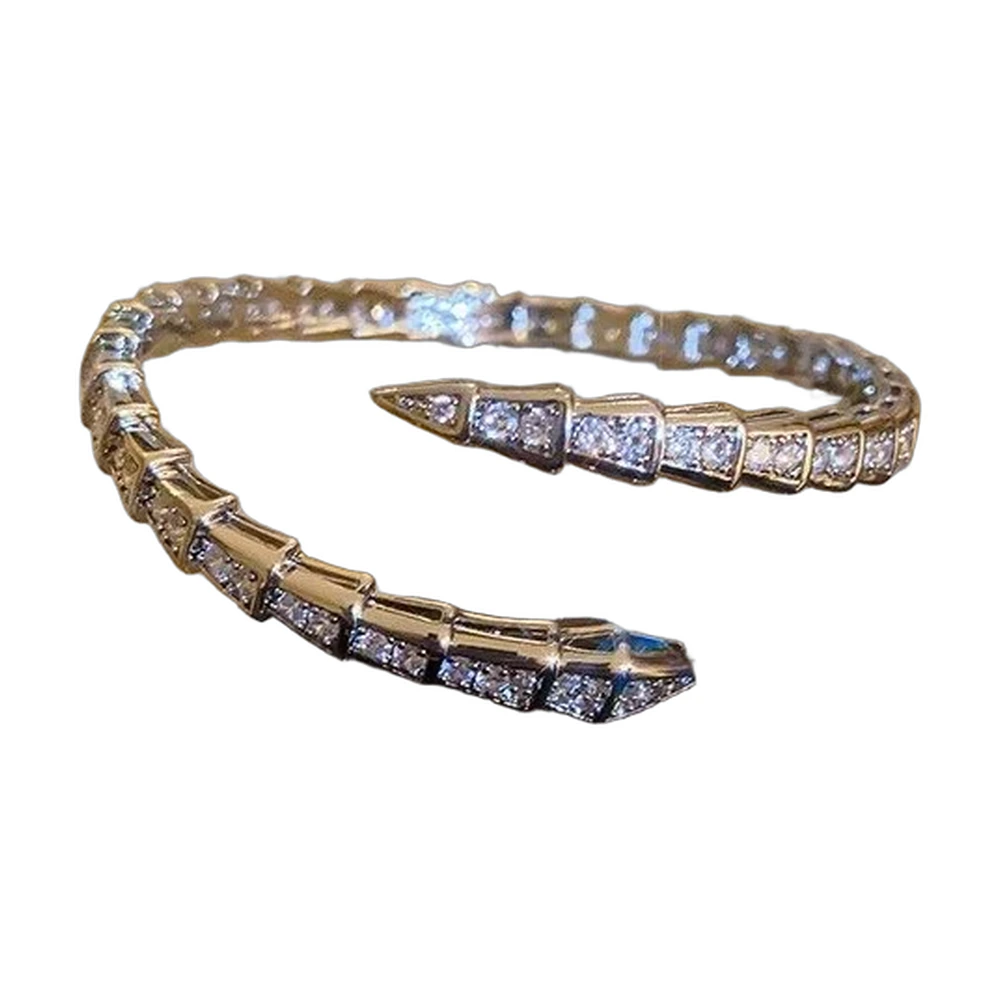 Bvlgari Serpenti Viper Slim Pave Bangle