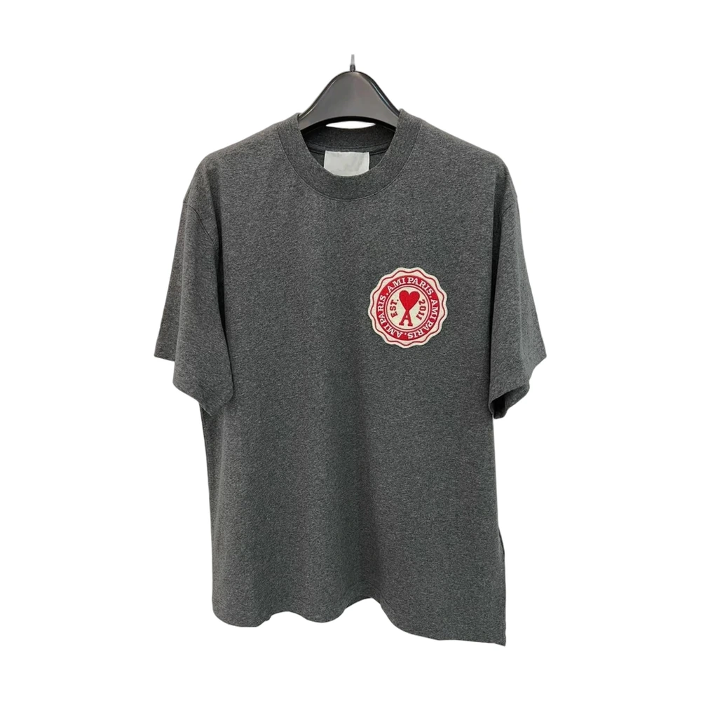 AMI Paris Crest Logo Tee