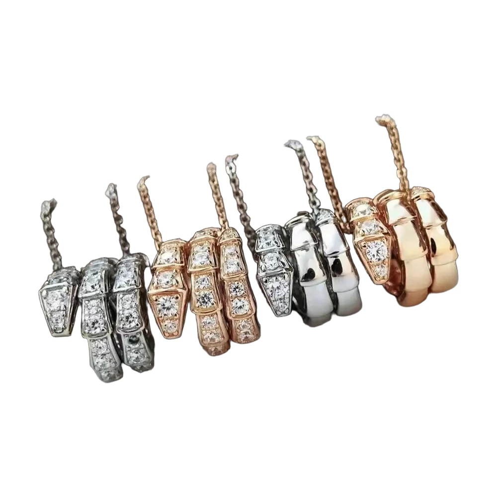 Bvlgari Serpenti Viper Pave Pendant Necklace
