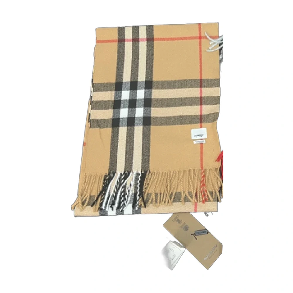 Burberry Check Cashmere Scarf