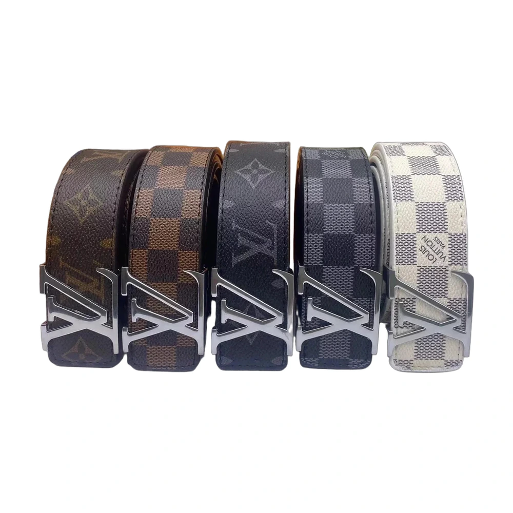 Louis Vuitton Damier Belt (LV Buckle)